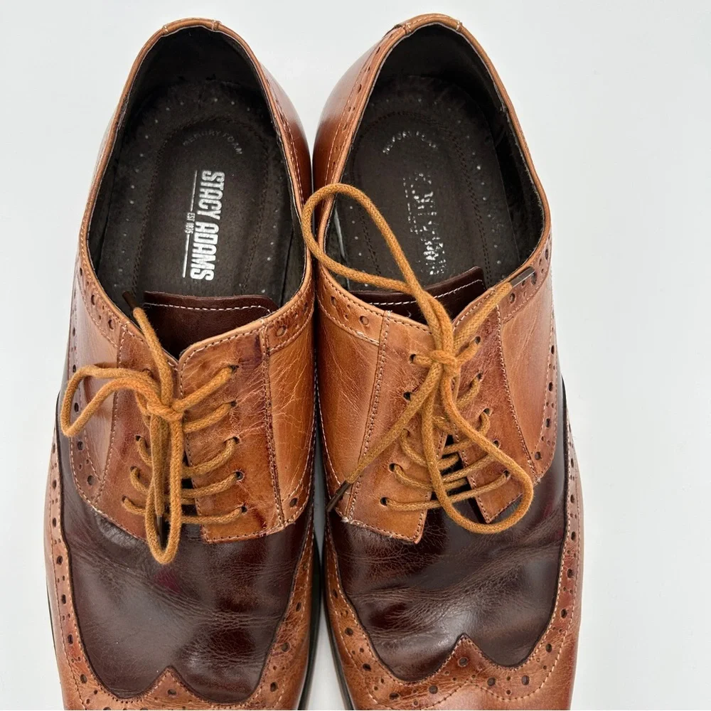 STACY ADAMS Men's Tinsley Wingtip Oxford Size 12